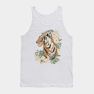 Tiger Boho Jungle Style Tank Top